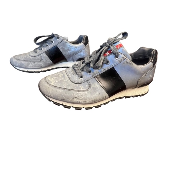 Prada Fully Reflective Sneakers mens 7.5 - Picture 1 of 13